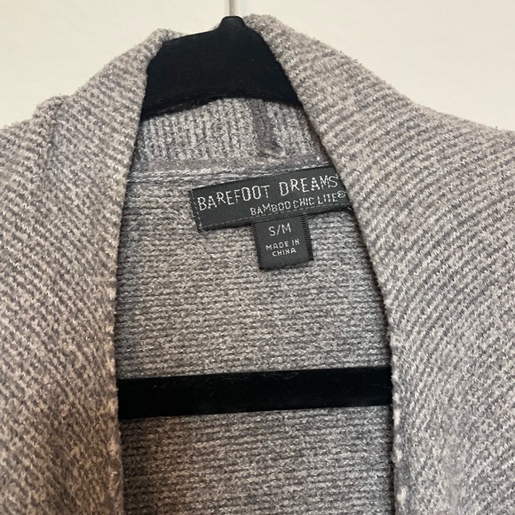 Barefoot Dreams Grey CozyChic Lite Island Wrap | Size Small/Medium - Picture 2 of 6